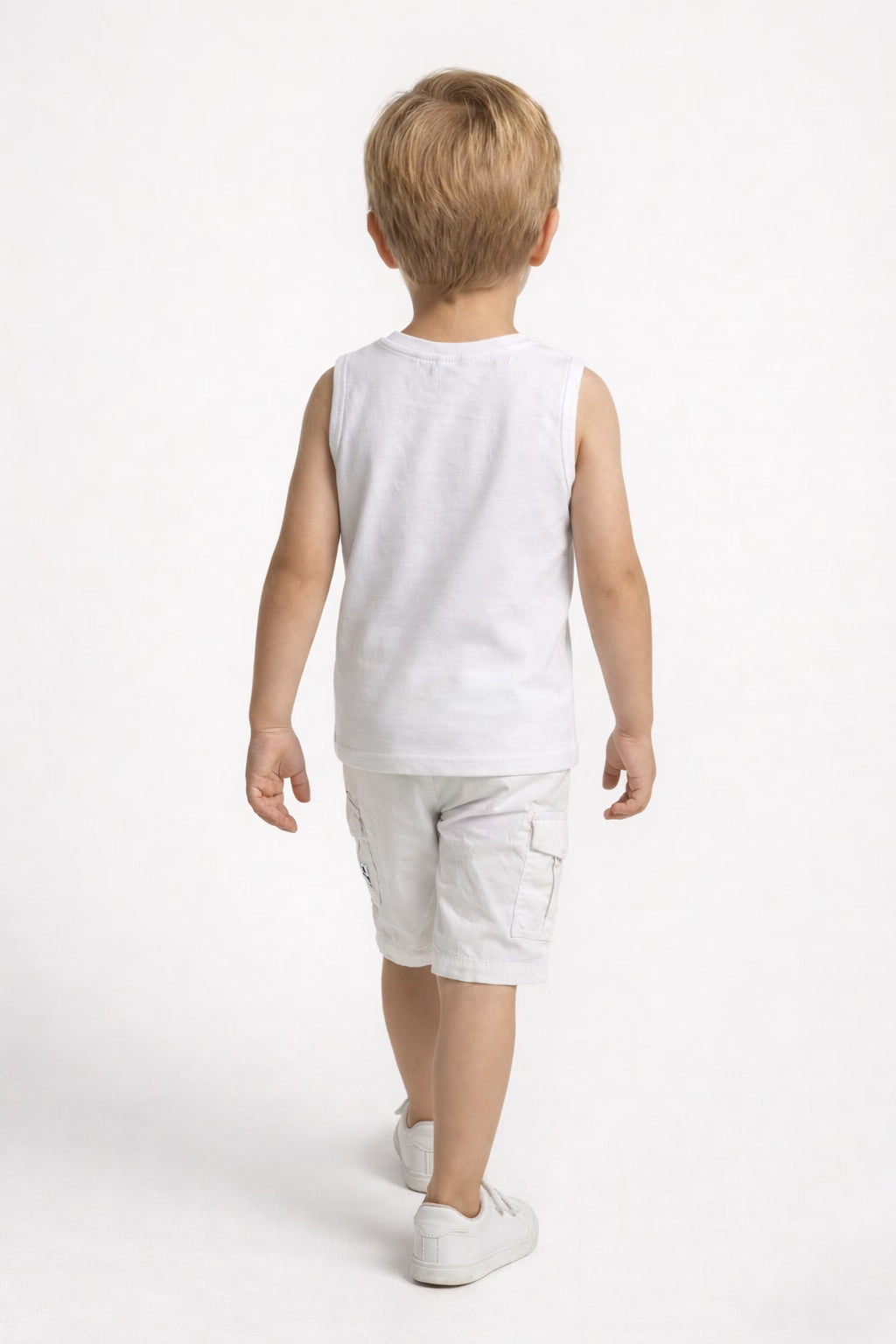 Palm Breeze 3-Piece Graphic & Cargo Set