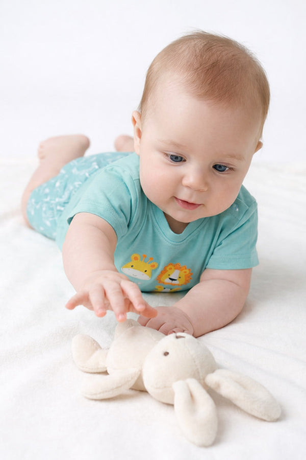 Animal Safari T-Shirt & Shorts Duo (Growth Pack of 3)