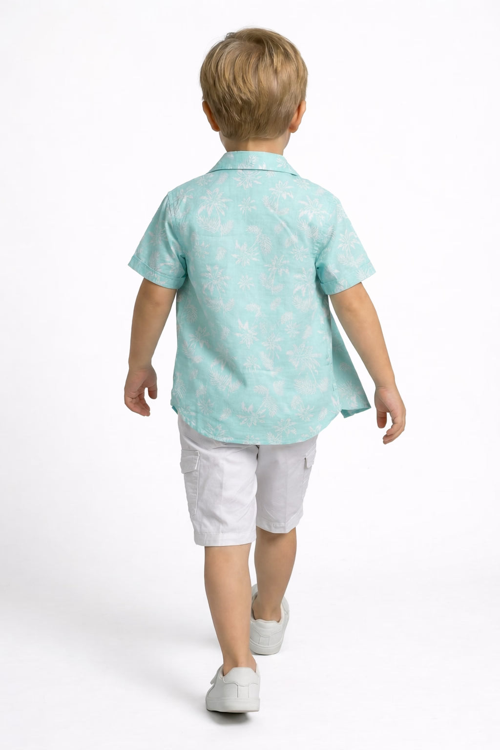 Palm Breeze 3-Piece Graphic & Cargo Set