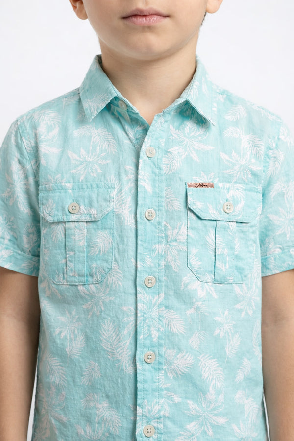 Palm Breeze 3-Piece Graphic & Cargo Set