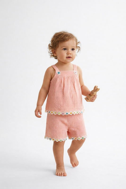 The Daisy Delight Bloom Set Coral Pink