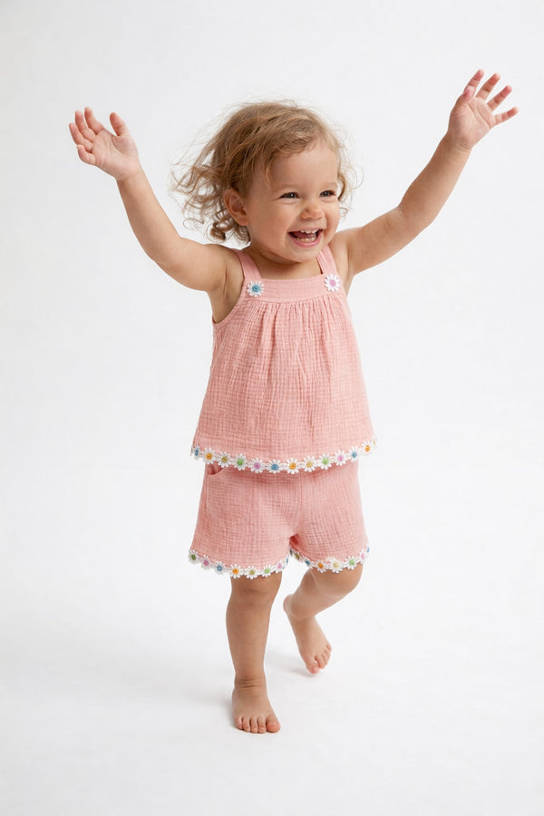 The Daisy Delight Bloom Set Coral Pink